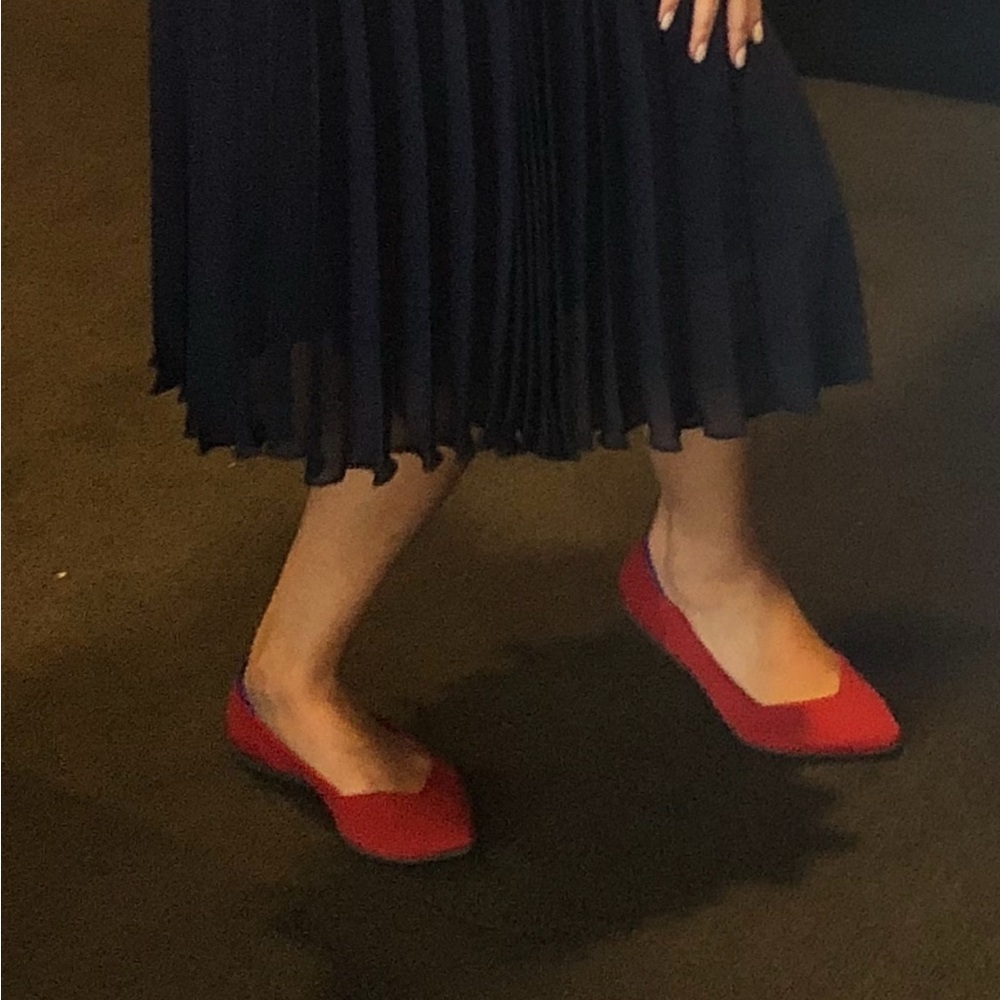 Rothy's Red Pointed Flats - Picture 8 of 9
